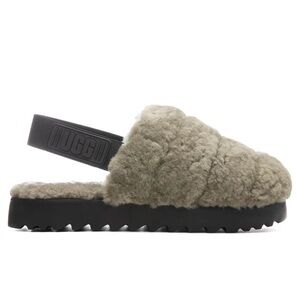 NWOT ugg super fluff slipper color burnt olive